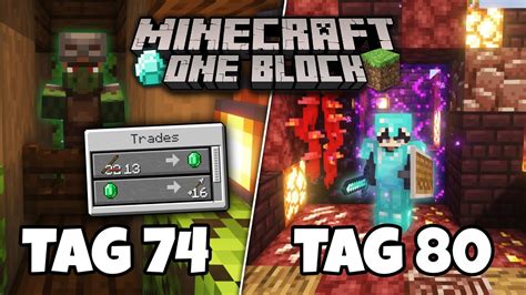 ICH habe 80 TAGE MINECRAFT ONE BLOCK gespielt und DAS .